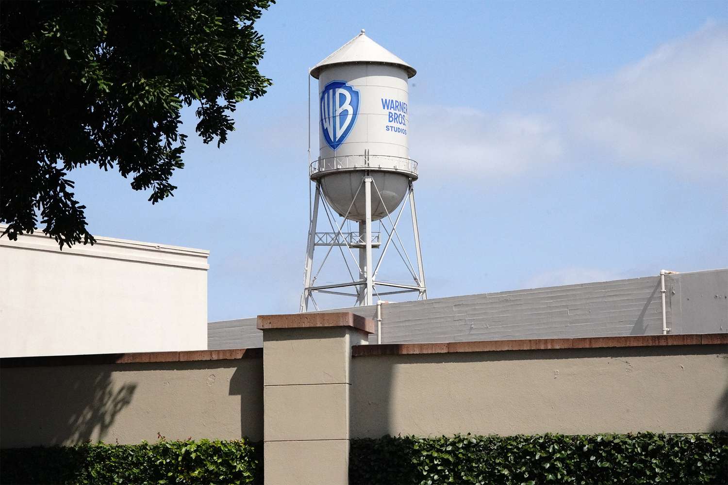 "Blaze Engulfs Warner Bros. Studio Lot"