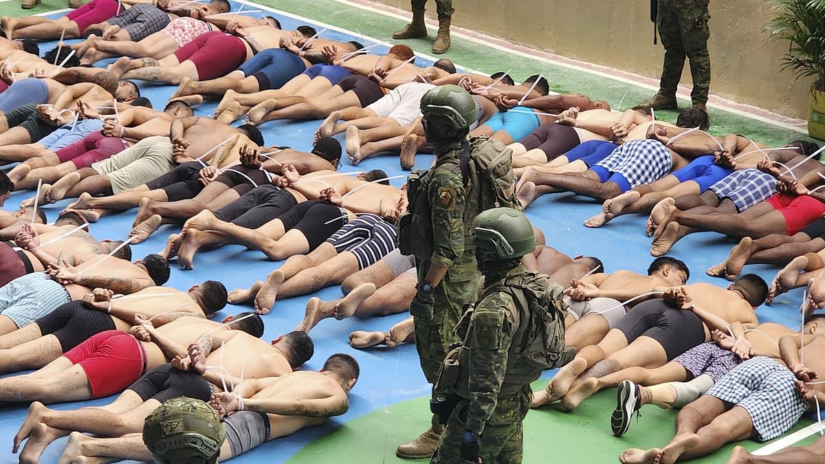 "Ecuador's Bold Prison Crackdown: Soldiers Swarm Gang-Infested Facility"