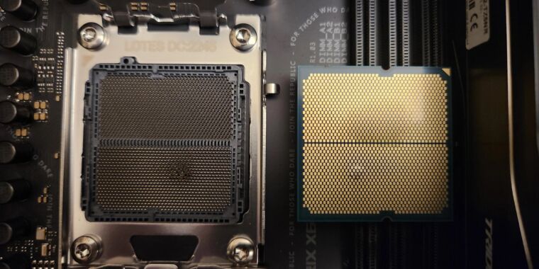 Featured image for "MSI's BIOS update prevents Ryzen 7000X3D processors from overheating"