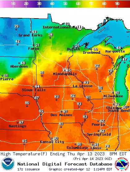 Record-breaking temperatures sweep across the US