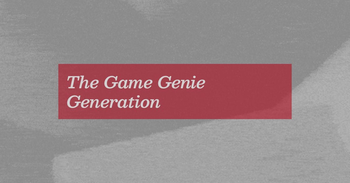 Featured image for The Rise of the Game Genie Era