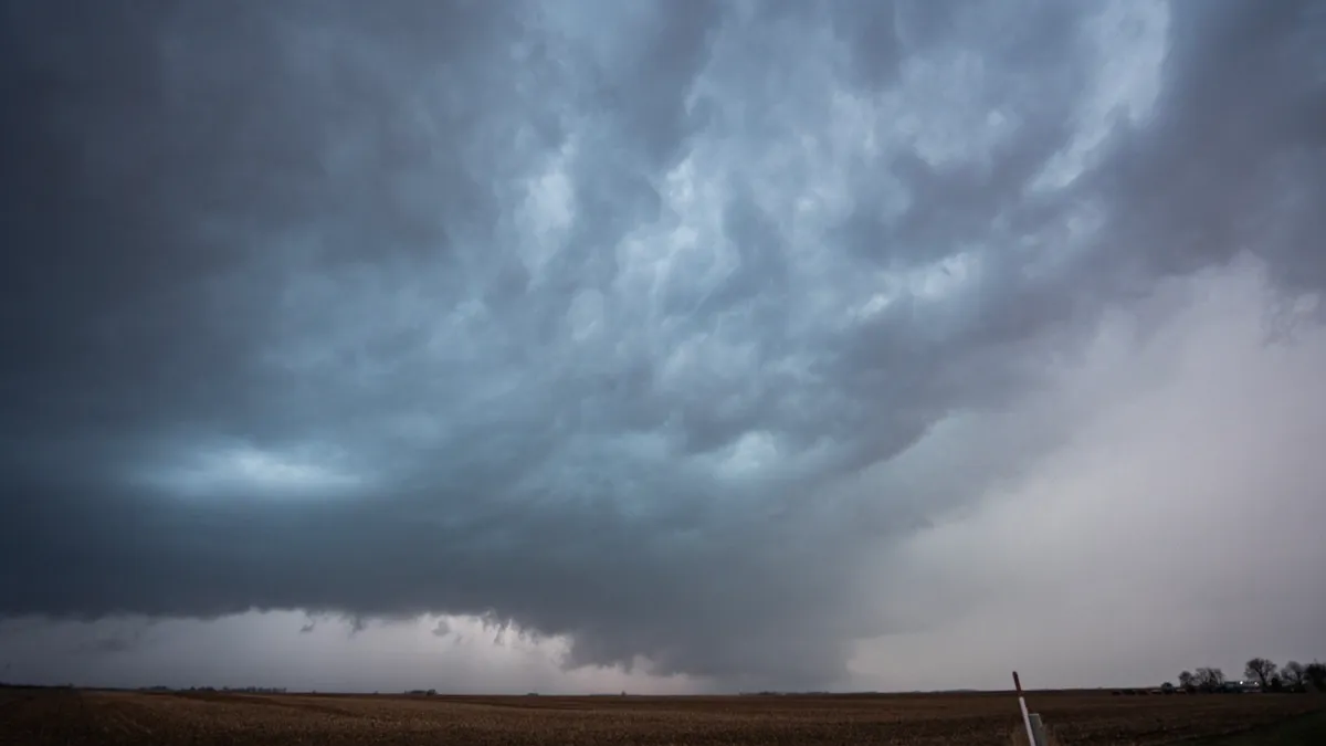 Severe storm devastates Whiteland, Indiana.