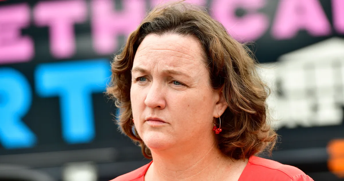 Featured image for Katie Porter Closes Interview Amid Tense Exchanges