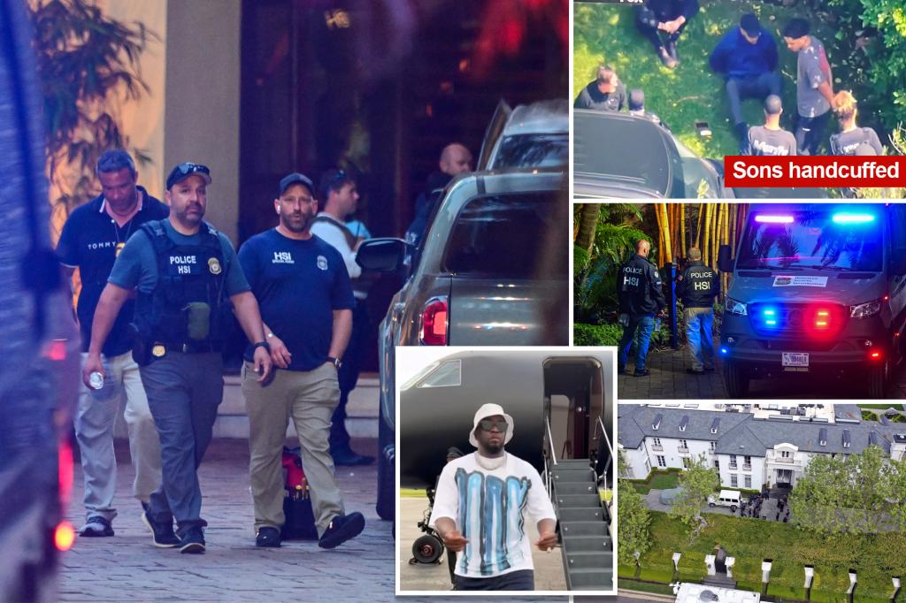 Featured image for Sean 'Diddy' Combs' Properties Raided by Federal Agents, Private Jet Spotted in Caribbean