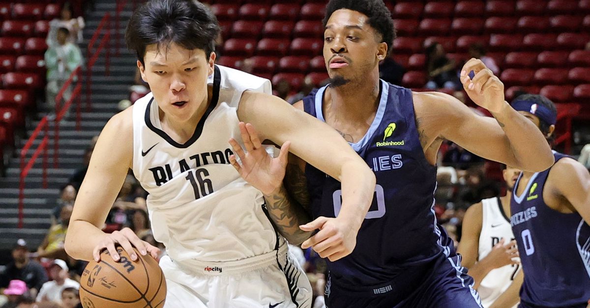 Featured image for Yang Hansen Shines in Summer League Debut for Trail Blazers