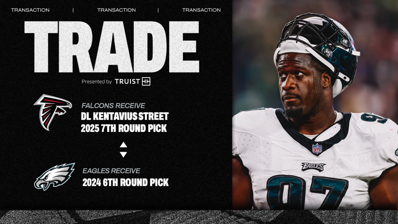 Falcons Bolster Defense with Trade for Eagles' Kentavius Street