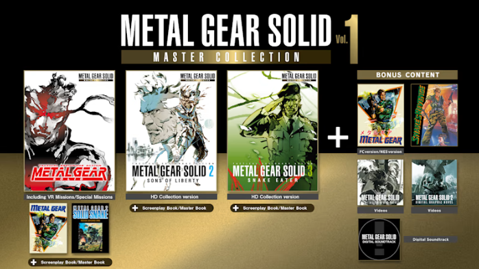 Metal Gear Solid Collection Vol. 1 coming to Switch with required downloads.