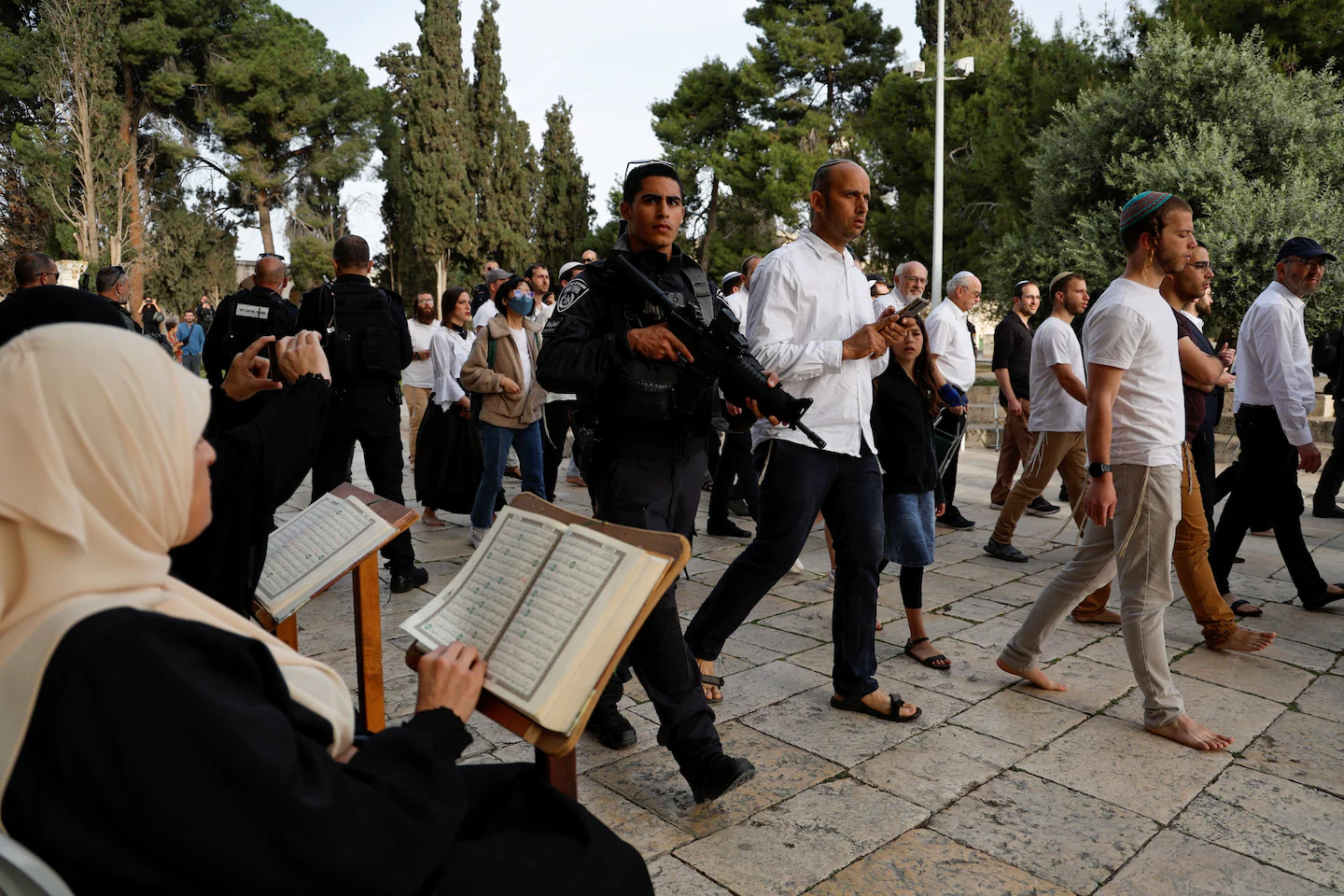 Tensions rise as Israel strikes Syria and Palestinians fear escalation.