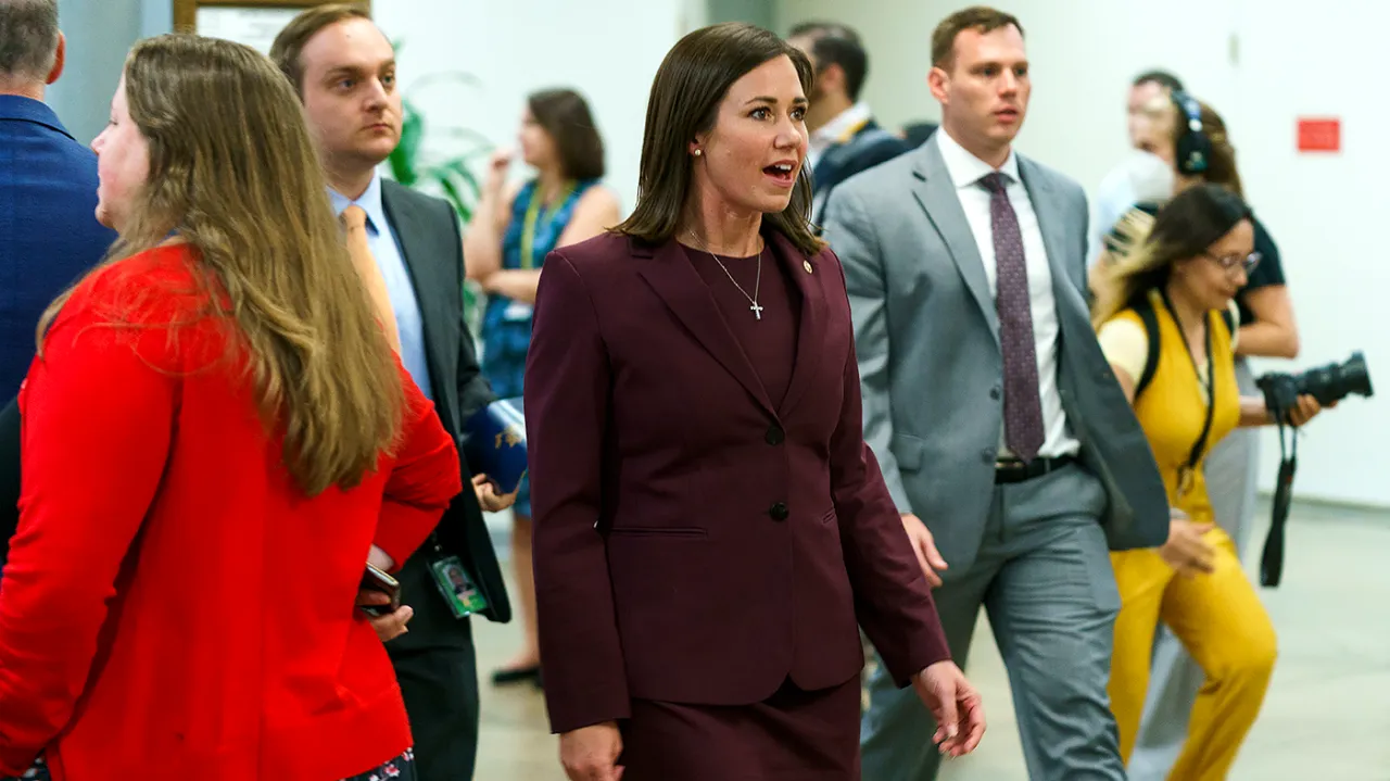 Featured image for "Katie Britt's Backlash: GOP Fears and Shameless Fundraising"