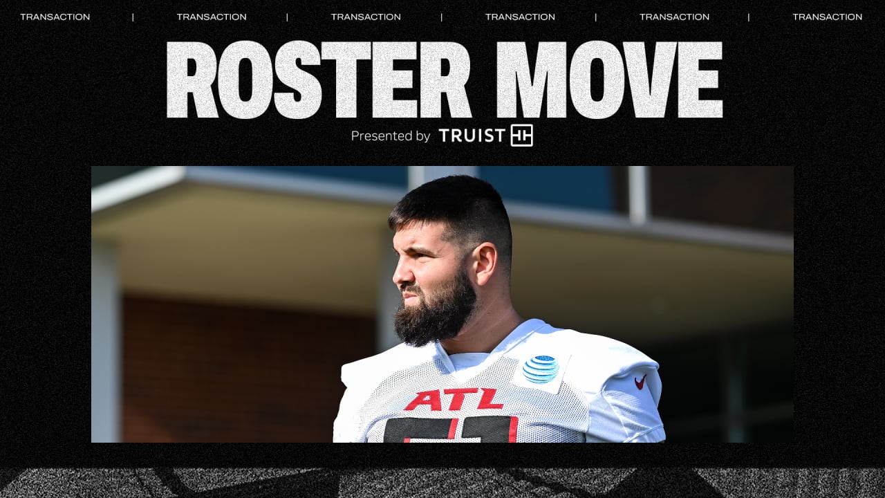 Falcons' Matt Hennessy lands on injured reserve, adding to emerging OL depth issue