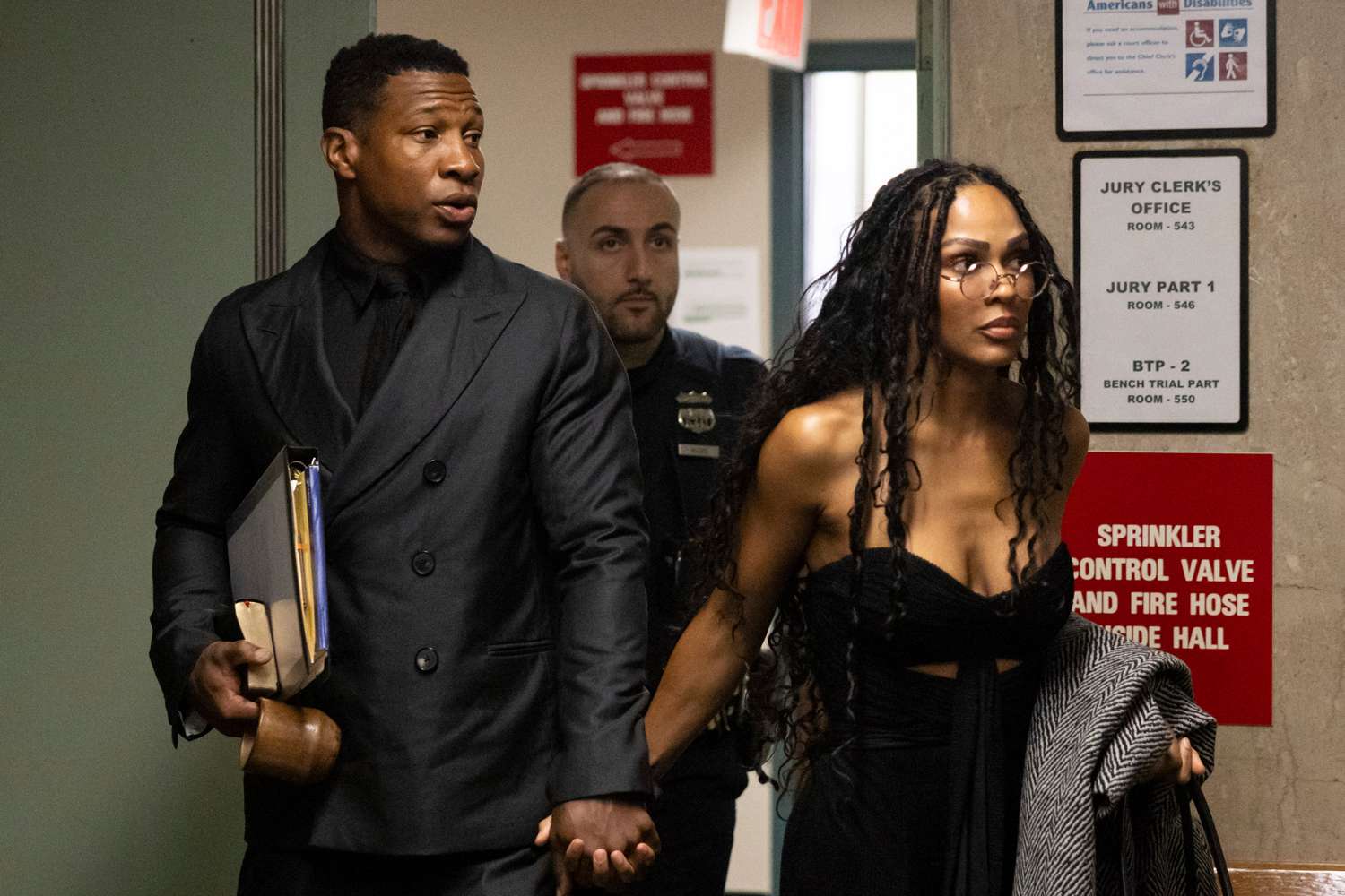 Featured image for "Emotional Courtroom Moments and Bombshell Revelations in Jonathan Majors' Domestic Assault Trial"