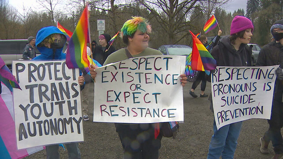 Transgender Rights Advocates Rally Across the US.