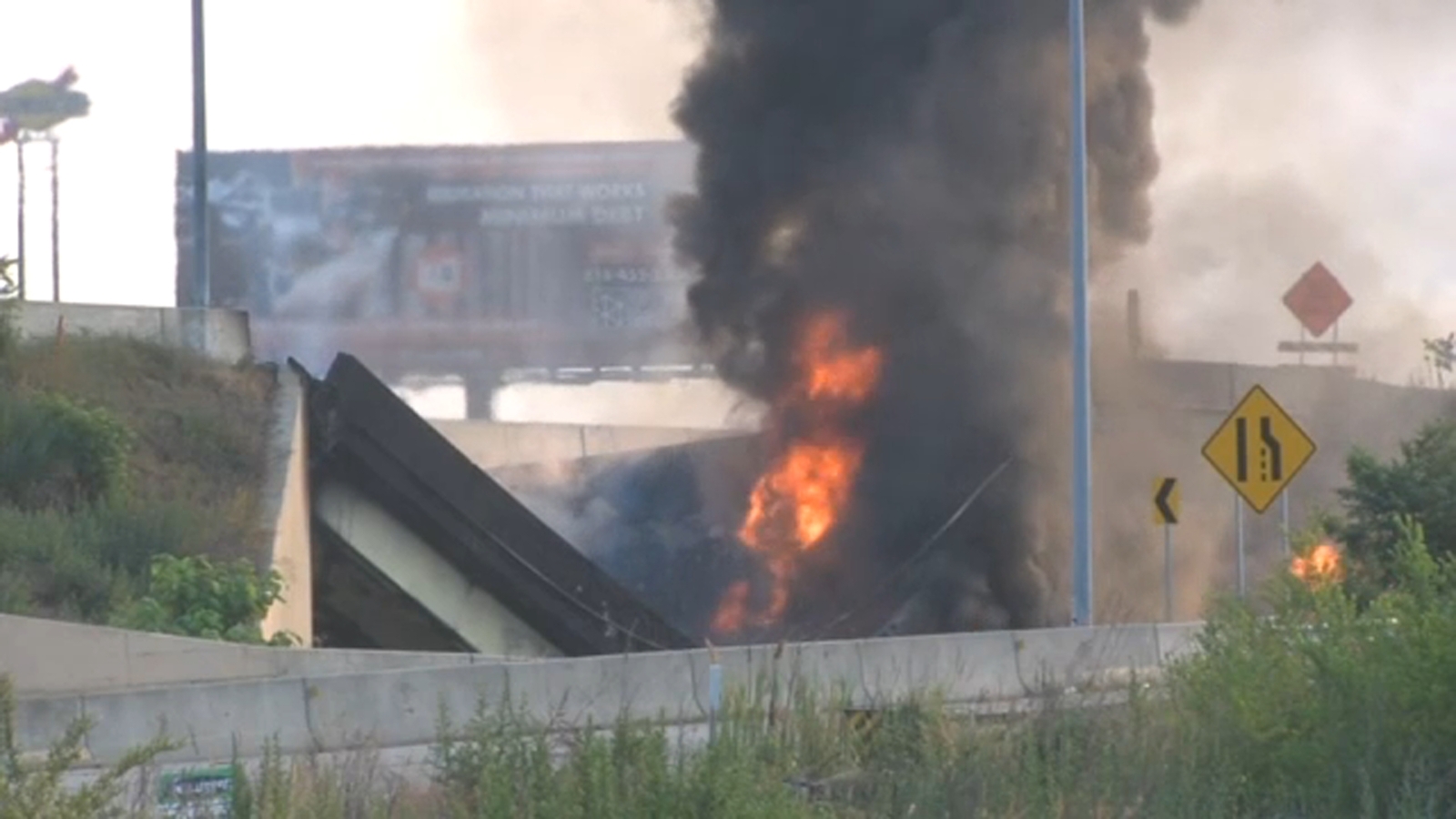 Featured image for Tanker Fire Causes I-95 Collapse in Philadelphia