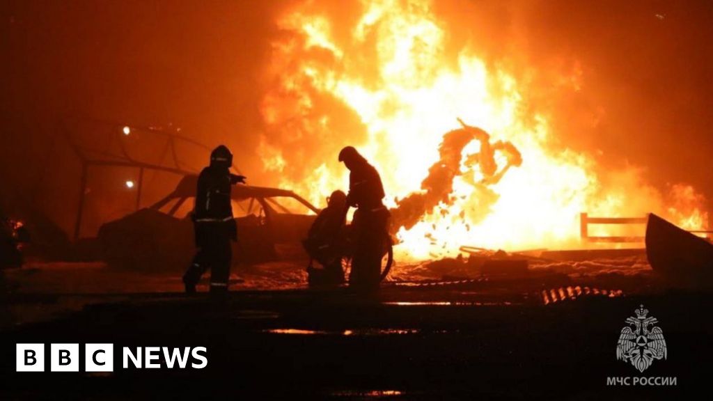 Tragic Fire Claims 12 Lives at Southern Russian Petrol Station