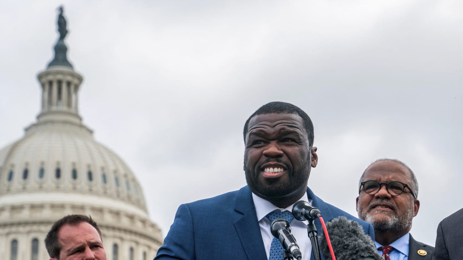 50 Cent Advocates for Black Entrepreneurs in Surprise Capitol Hill Visit