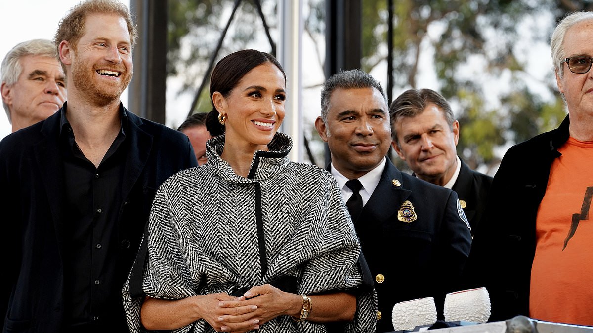 "Harry and Meghan Shine in Hollywood: A Star-Studded Campaign"