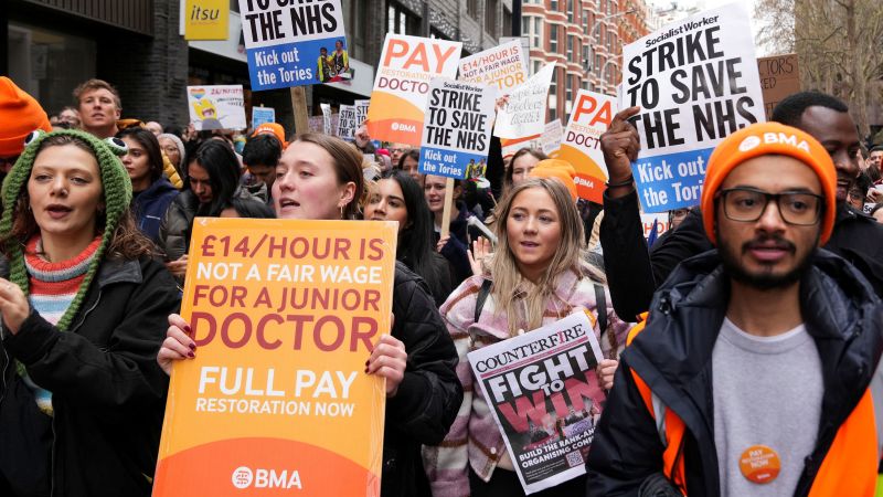 The Struggle of England's Underpaid Junior Doctors.