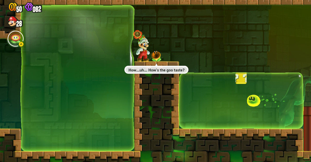 Featured image for "The Mystery of Super Mario Bros. Wonder Goo Taste: An Investigation"