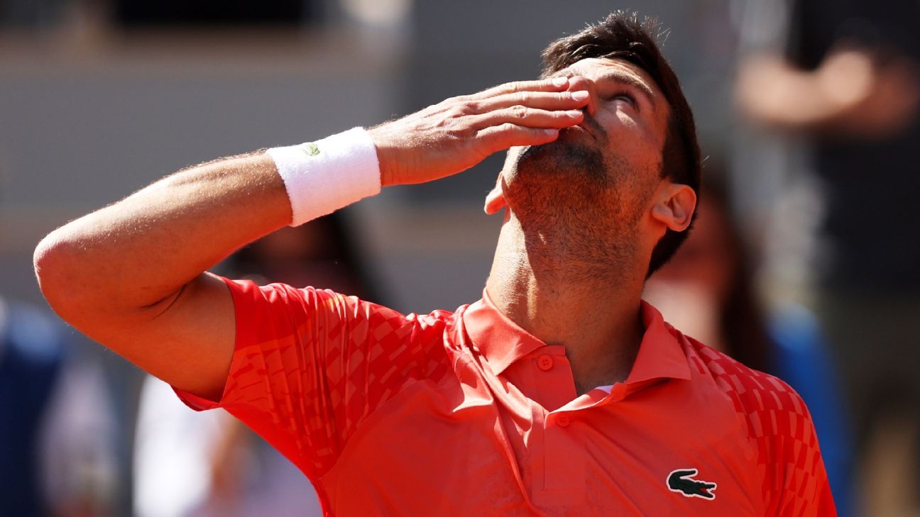 Djokovic Cruises to Second Round at French Open