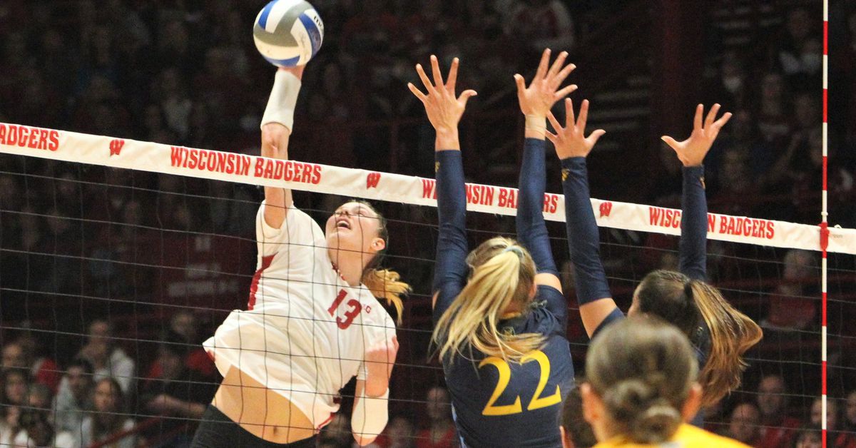 "Unbeatable Badgers: Wisconsin Volleyball Dominates Maryland for Record-Breaking Start"
