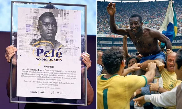 Pele officially added to dictionaries as a synonym for uniqueness.