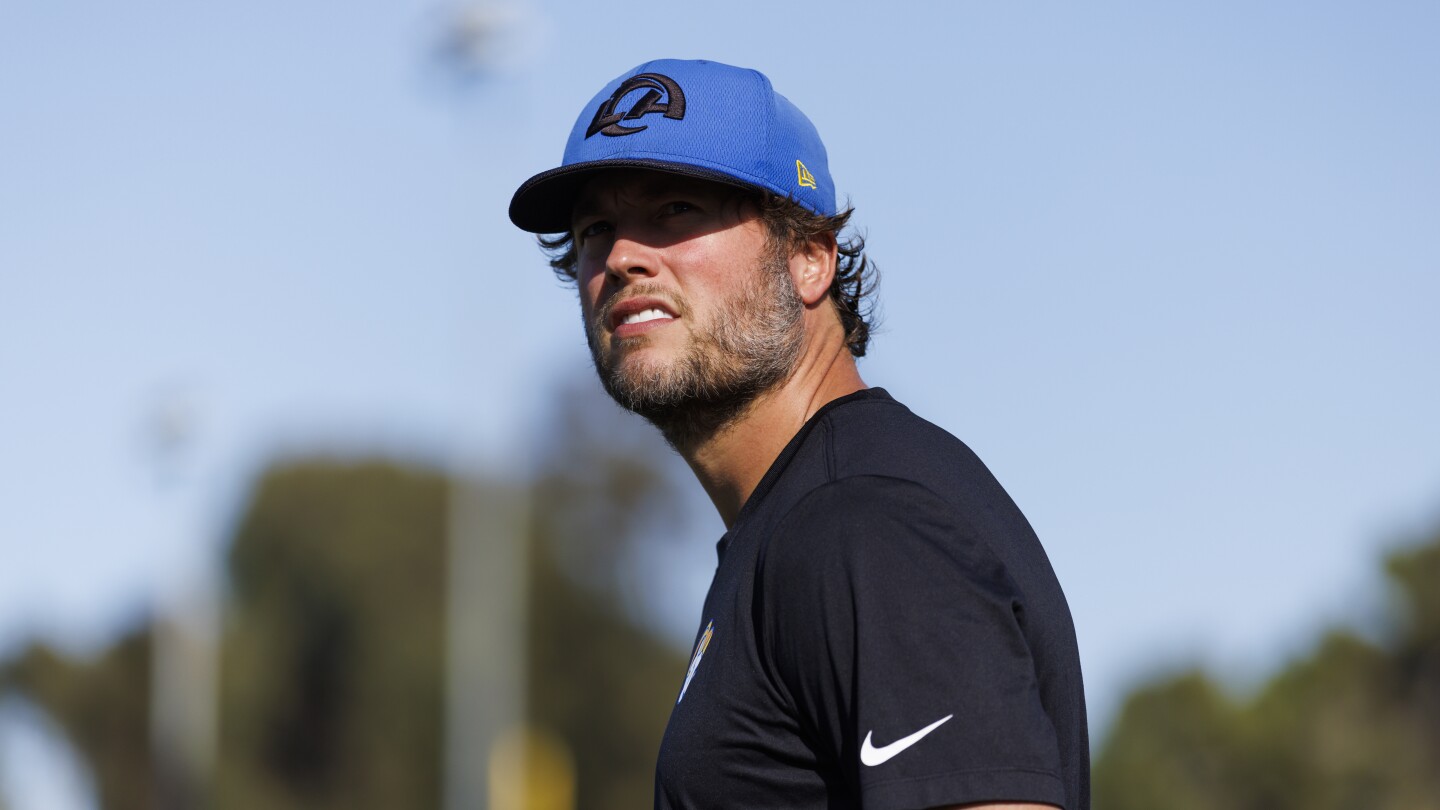 Featured image for Rams' Matthew Stafford's Injury Status Remains Uncertain Despite Positive Update