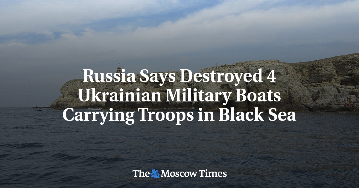 Russia's Naval Forces Sink Ukrainian Military Boats in Black Sea Clash