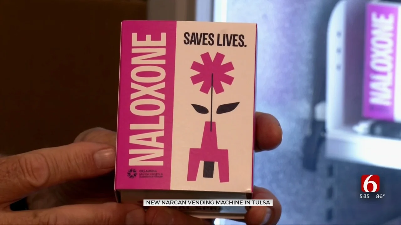 Featured image for "Narcan Vending Machine Revolutionizes Emergency Response at Tulsa Day Center"
