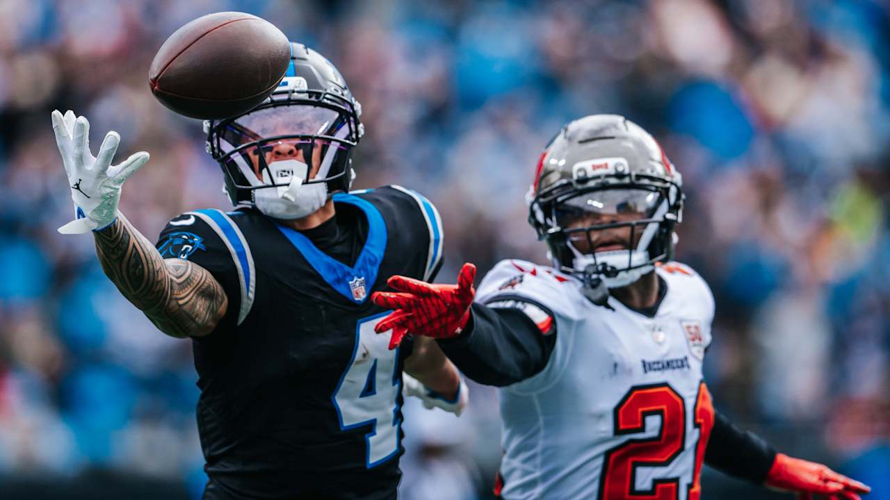 Featured image for Panthers' Tetairoa McMillan Questionable for Seahawks Game Due to Illness