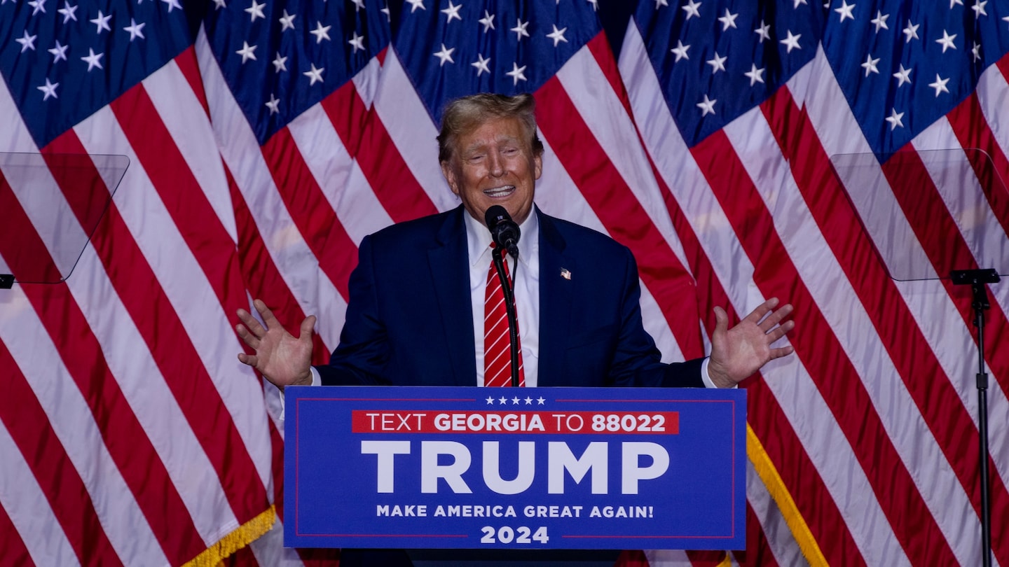 Featured image for "Trump's Continued Mockery of Biden's Stutter Sparks Backlash"