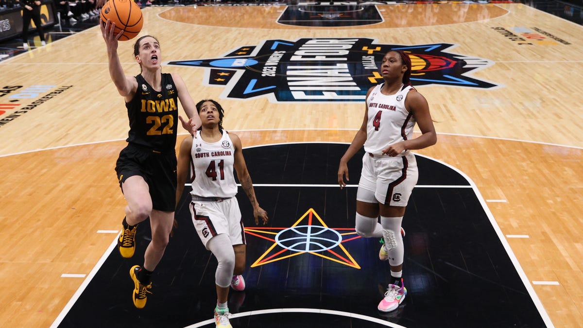 Featured image for Iowa's Caitlin Clark leads team to NCAA championship with redefined shooting skills.