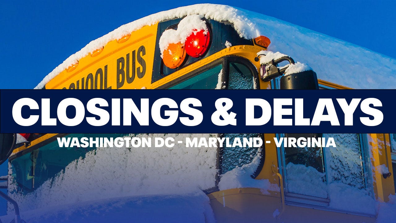 "DMV School Closures and Delays: Winter Weather Prompts Tuesday Disruptions"