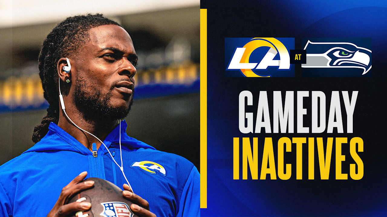 Featured image for Rams' Davante Adams and Witherspoon Inactive for Week 16 vs. Seahawks