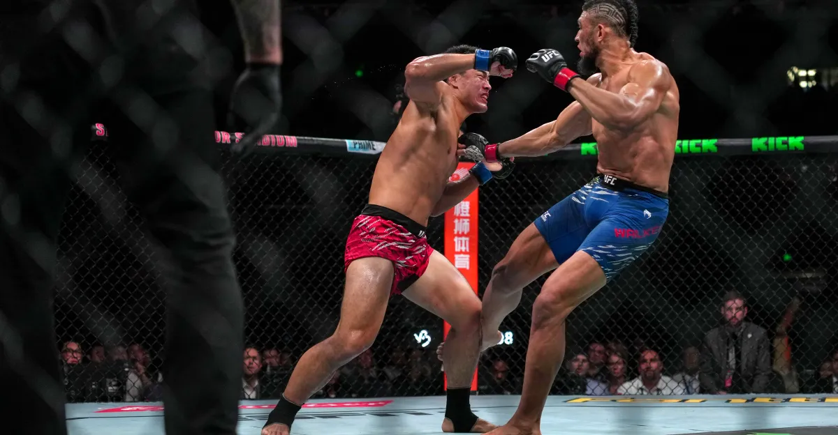 Featured image for Johnny Walker denies glove touch, claims injury in UFC Shanghai upset