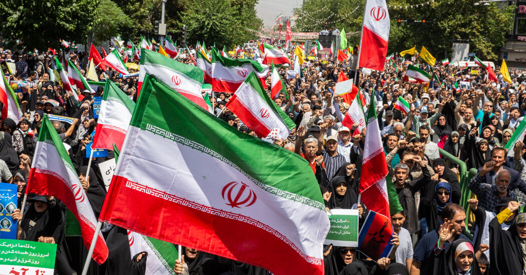 Featured image for Mass Protests Erupt Across Middle East Over Israel-Iran Tensions