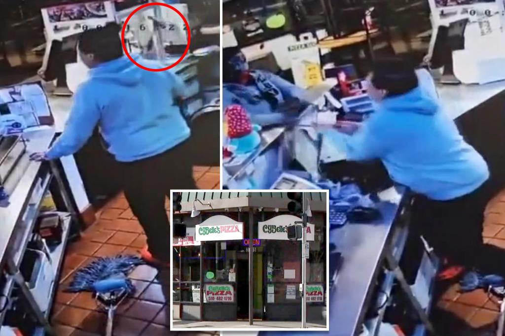 "Oakland Pizza Shop Employees Use Hammer and Recycling Bin to Thwart 4th Robbery Attempt"