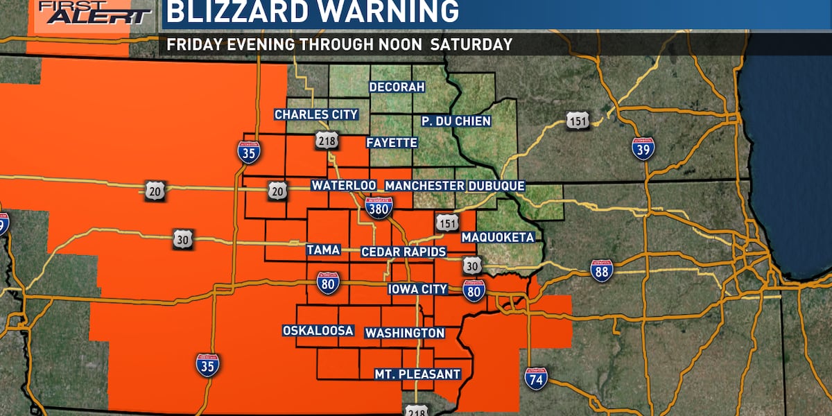 Featured image for "Iowa Braces for Frigid Temperatures, Heavy Snow, and Hazardous Driving Conditions"