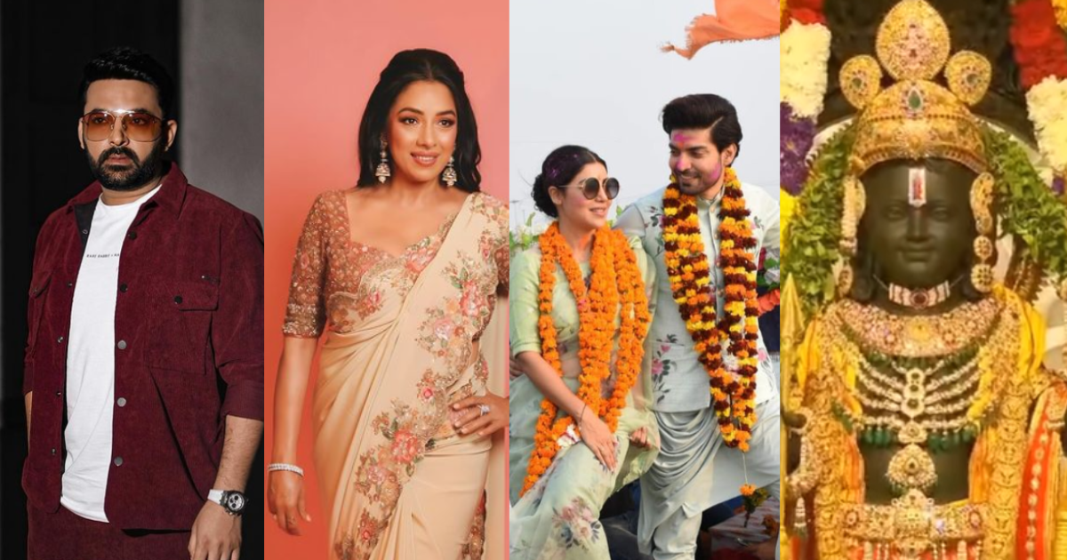 Featured image for Celebrities Celebrate Ram Mandir Pran Pratishtha with Chants of 'Jai Shri Ram'