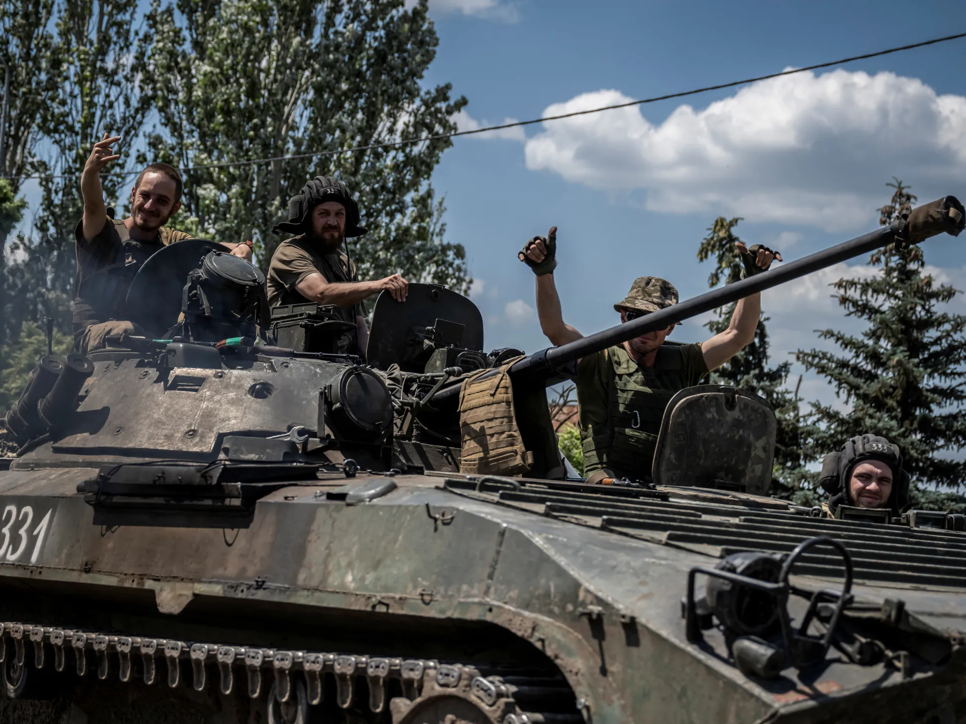 Ukraine Launches Fierce Counteroffensive