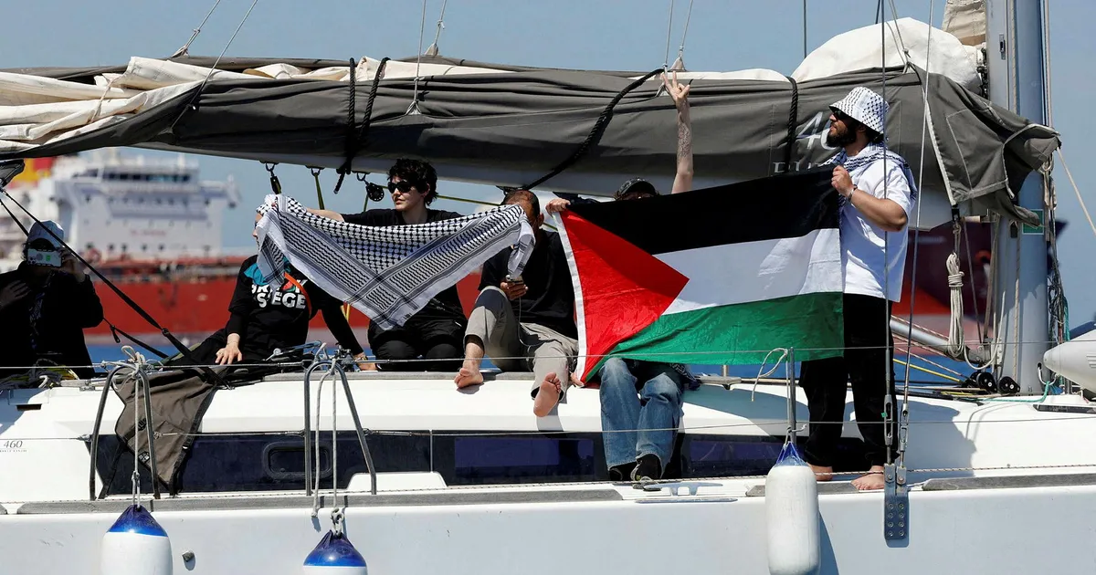 Featured image for Greta Thunberg and Activists Prepare to Sail for Gaza Aid Flotilla