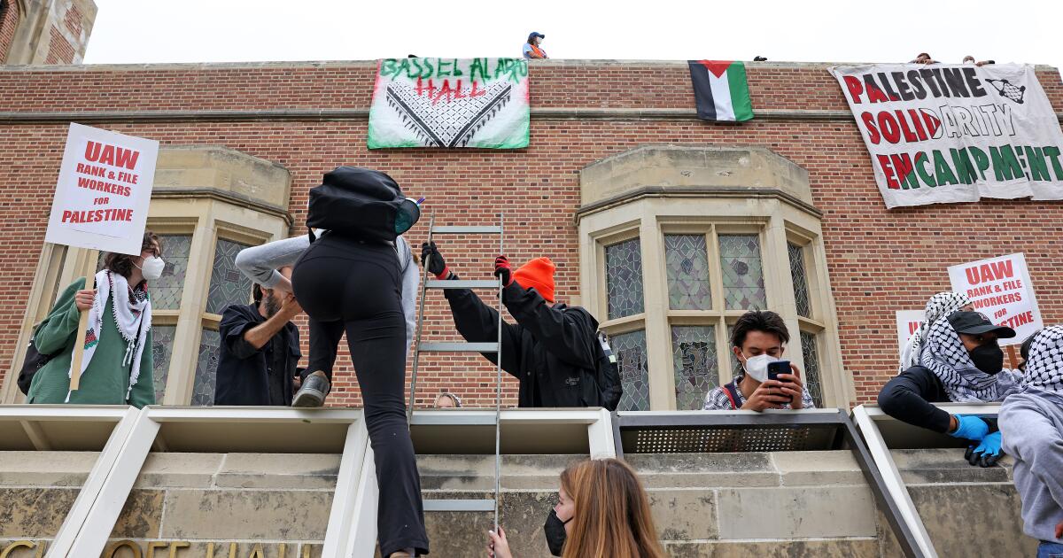 Featured image for UCLA Pro-Palestine Encampment Sparks Police Alert and University Defiance