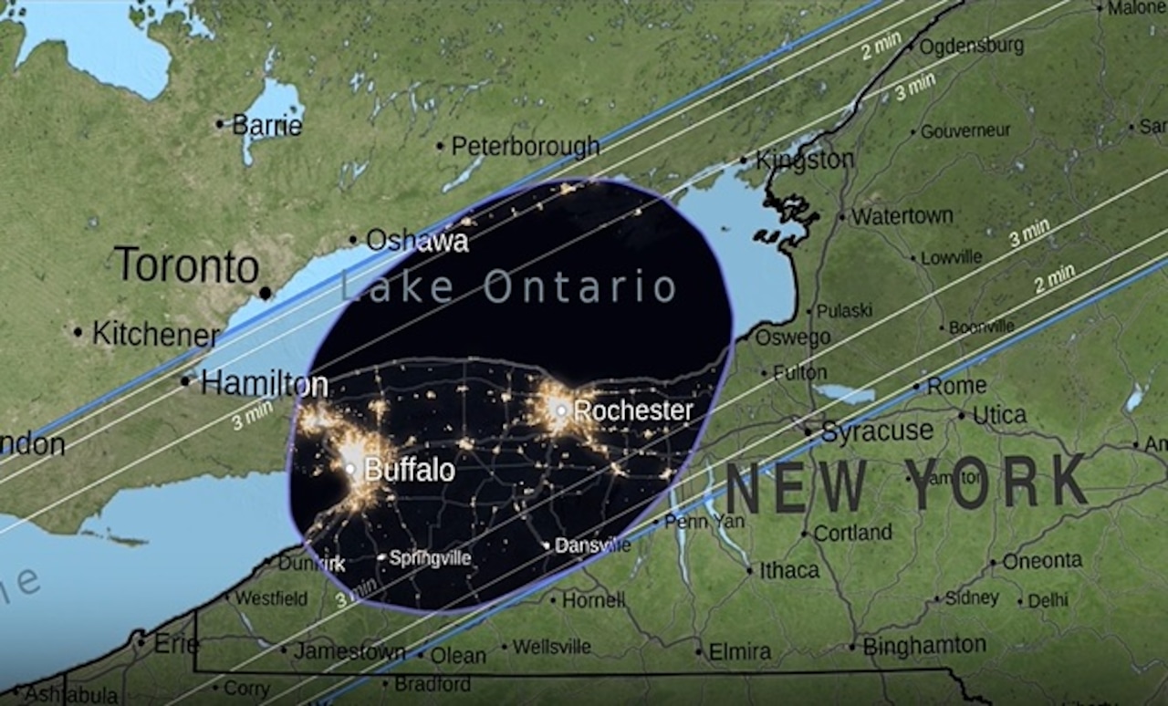 Featured image for "Upstate NY: Clouds Return for Solar Eclipse After Sunny Day"