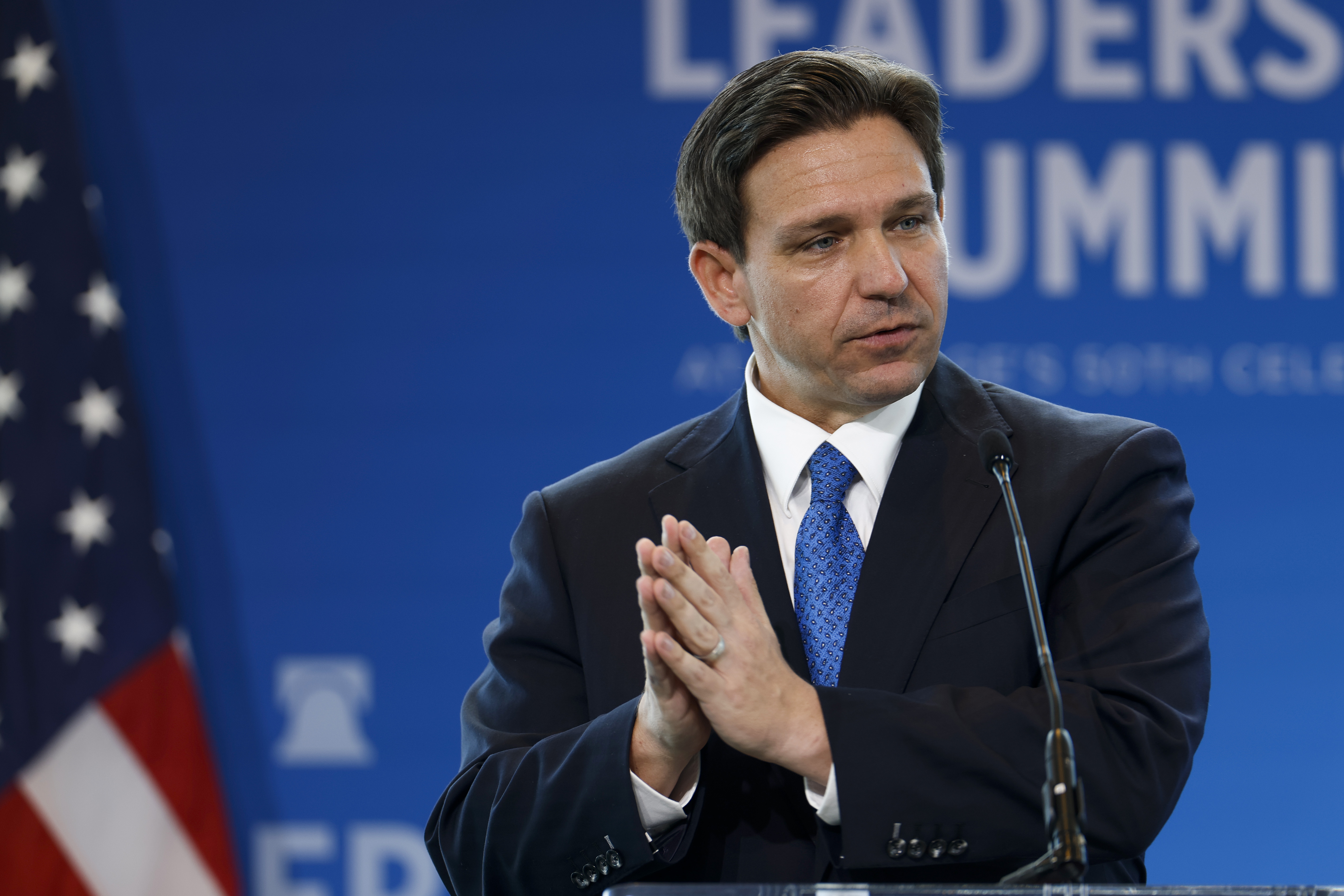 DeSantis Brings Anti-Woke Message to Illinois Amid Protests.