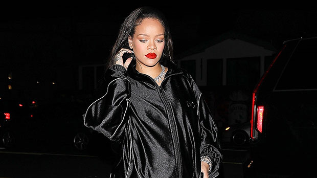 Featured image for Pregnant Rihanna's Stylish Outings and Witty Tee Advice.