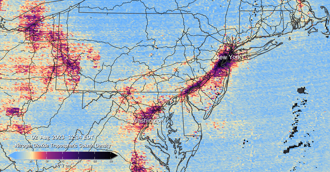 "Real-Time Air Pollution Updates: NASA's Cutting-Edge Satellite Takes the Lead"