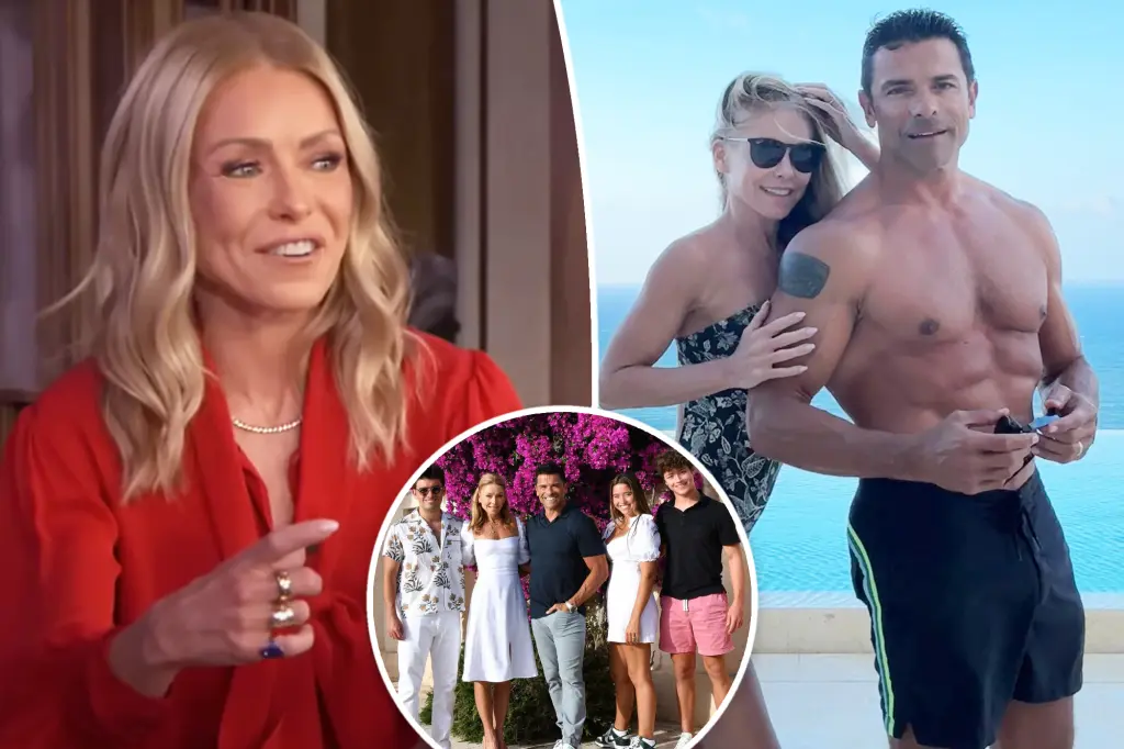 Featured image for Kelly Ripa Opens Up About Her and Mark Consuelos's Life as Empty Nesters and Their Spicy New Habits
