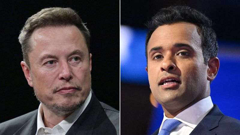 Musk and Ramaswamy to Head Trump's Government Efficiency Department