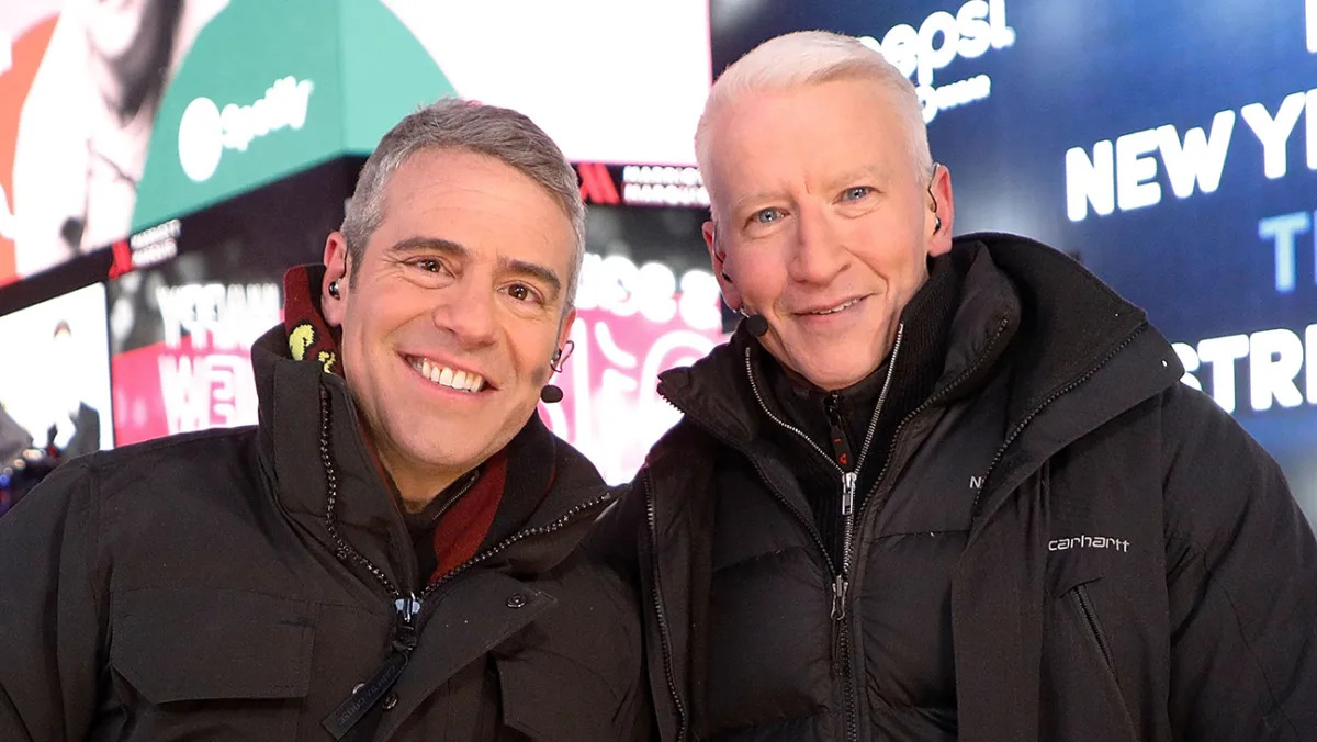 Featured image for Andy Cohen Strives for On-Air Camaraderie with Ryan Seacrest on New Year's Eve