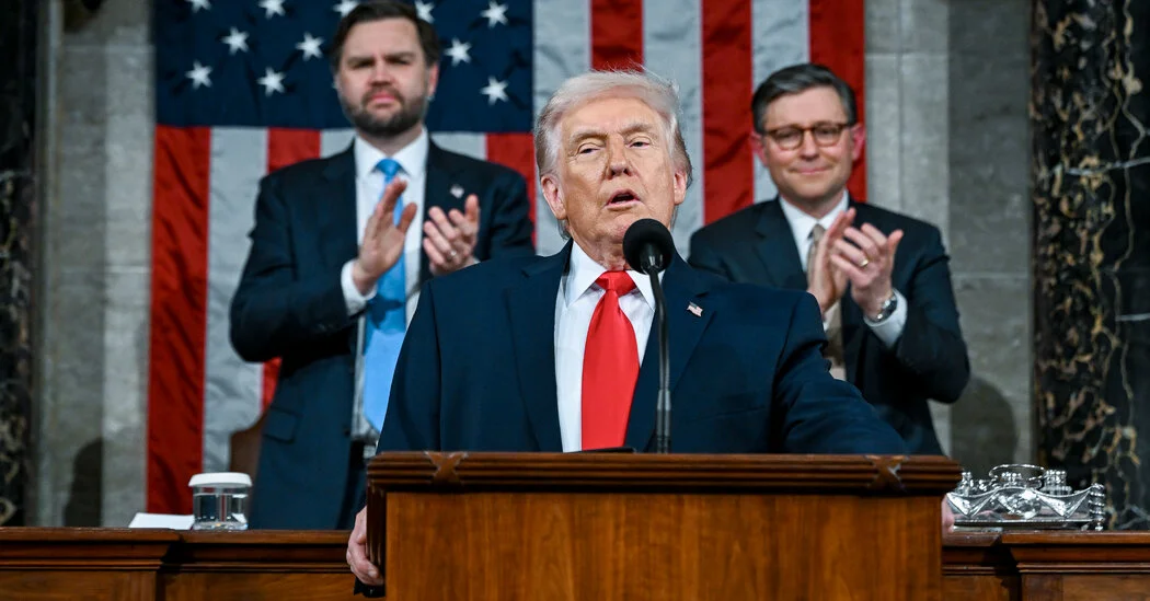 Theatrics over policy define Trump's longest State of the Union