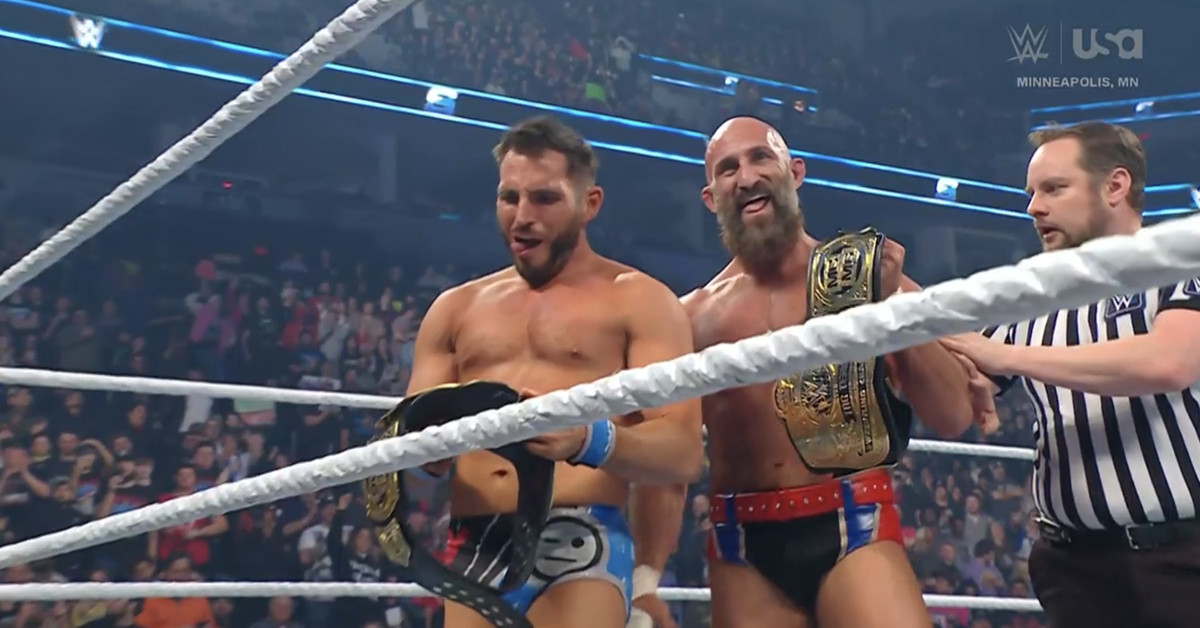 Featured image for DIY Claims WWE Tag Team Titles with Shocking Heel Turn on SmackDown